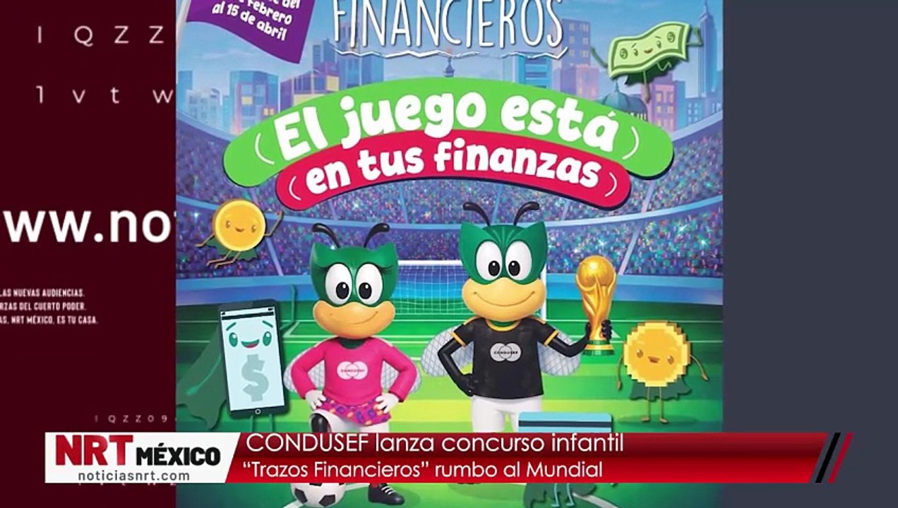 CONDUSEF lanza concurso infantil “Trazos Financieros” rumbo al Mundial