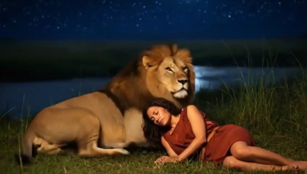 30 Million Years Ago_ A Girl Risked Her Life to Save a Lion(480P)