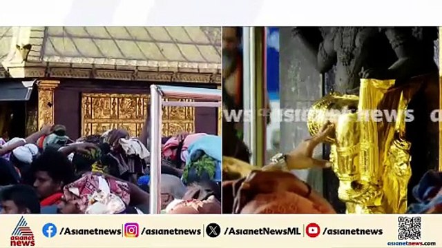 ദ്വാരപാലക ശില്‍പ പാളിയുടെ കൈയുടെ ഭാഗം പരിശോധനക്കായി മുറിച്ചെടുത്ത് എസ്ഐടി