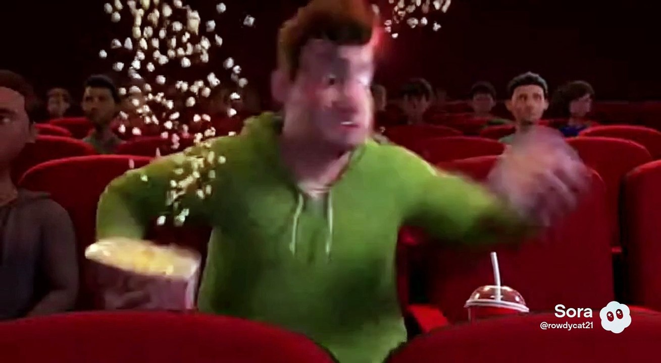 Gregory beats up a guy at the movie theater and gets kicked out by employees and gets arrested and gets grounded