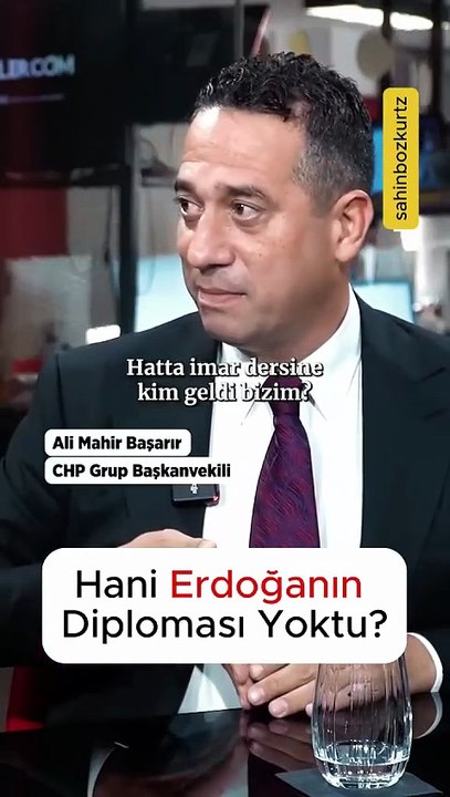 Ali Mahir Başarır Recep Tayyip Erdoğan gerçeğini açıkladı! Ben ondan ders aldım