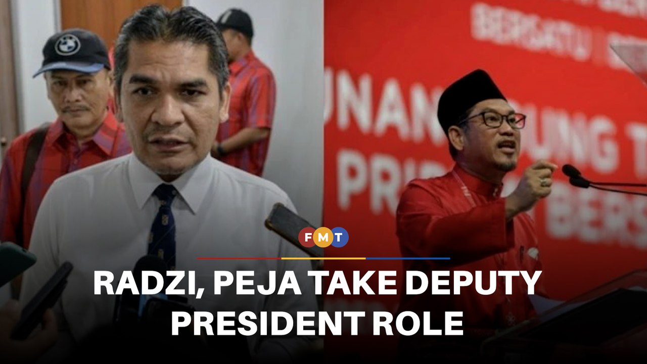 Radzi, Peja take over Bersatu deputy president role