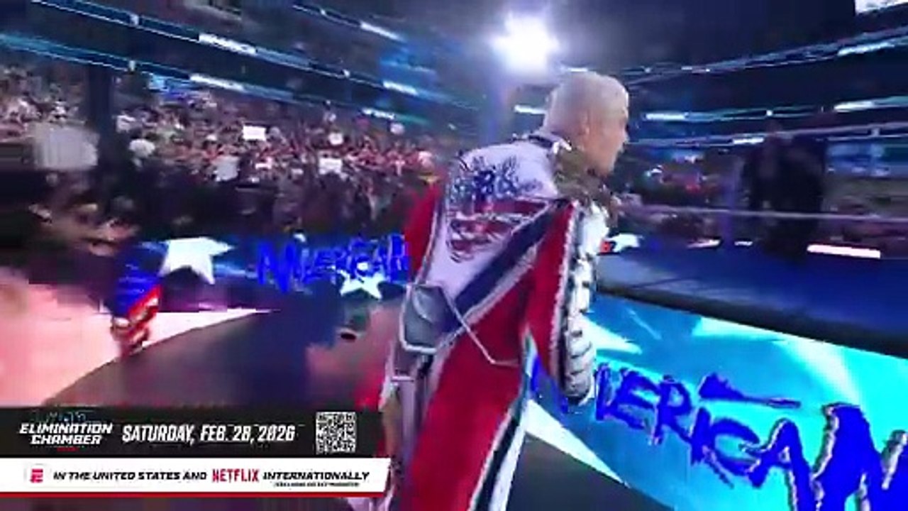 WWE SMACKDAWN 13 FEBRUARY 2026 CODY RHODES VS JACOB FATU VS SAMI ZAYN FULL MATCH