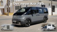 Kia PV5 Passenger Cargo Chassis Cab für Gewerbe & Familie