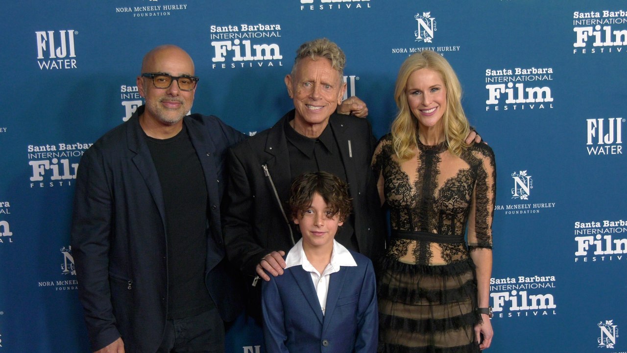 Depeche Mode's Martin Gore and Kerrilee Kaski attend the 2026 SBIFF Arlington Artist of the Year Award