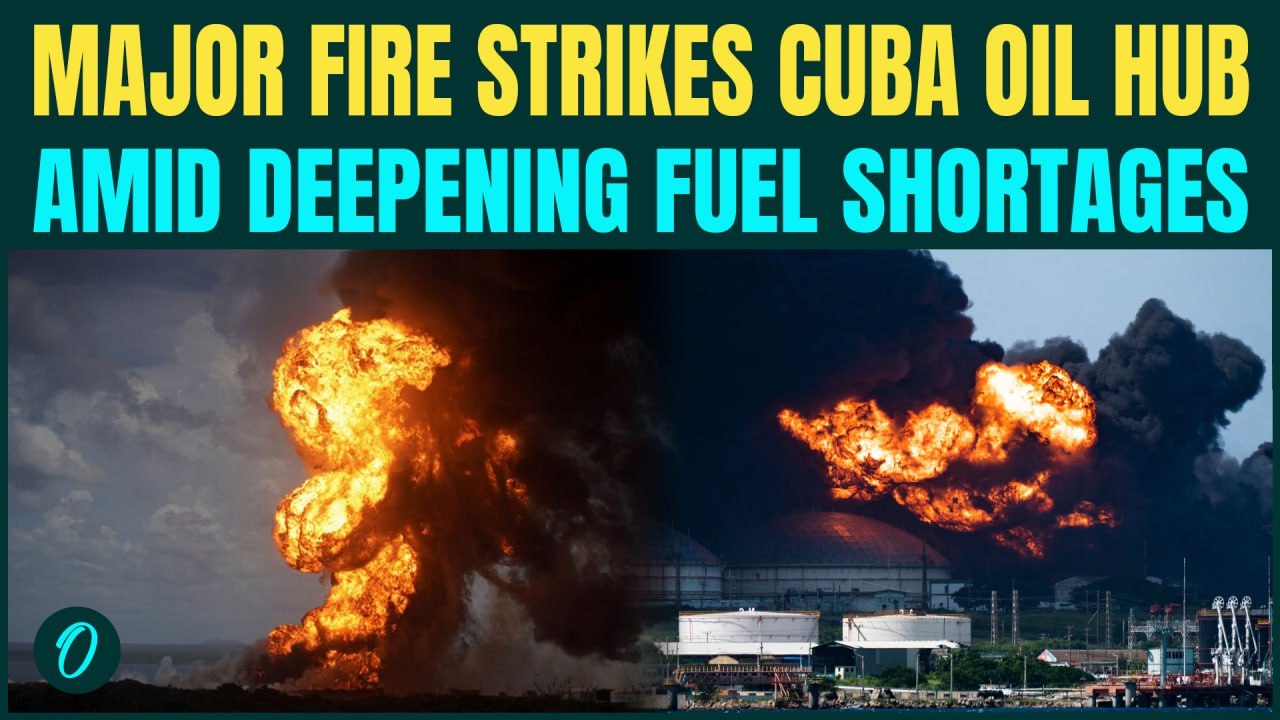 Cuba Fire BREAKING: Huge Blaze HITS Cuba Oil hub as Trump’s Sanctions Cause Fuel shortages to worsen