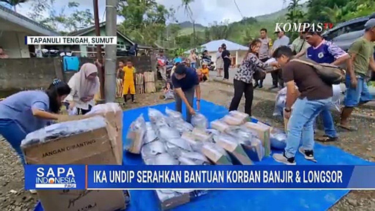 Tembus Desa yang Masih Terisolasi, Yayasan PLN dan IKA UNDIP Salurkan Bantuan untuk Korban Banjir
