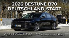 2026 Bestune B70 2.0 Turbo mit 340 Nm im Detail