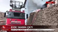 Tunceli'de evde yangın çıktı