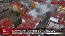Elazığ’daki korkutan yangın kontrol altına alındı