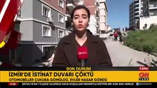 İzmir'de istinat duvarı çöktü: 2 bina ve 6 araç hasar gördü