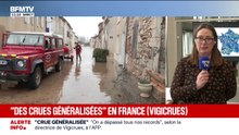 Crues: "Ça fait, au niveau national, plus de 30 jours que nous sommes en vigilance orange-rouge aux crues", assure Lucie Chadoume-Facon, directrice de vigicrues