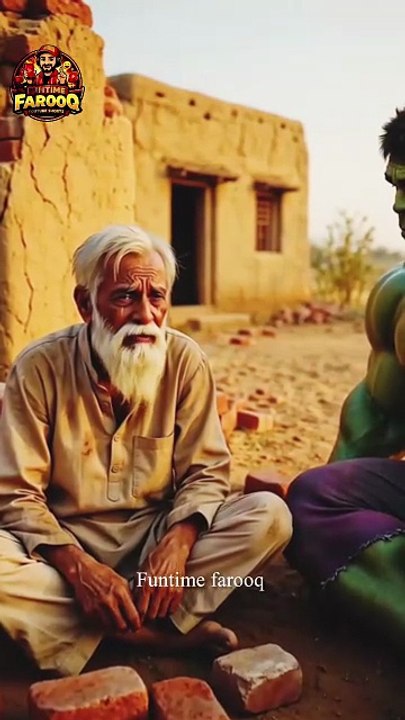 Hulk help a oldman