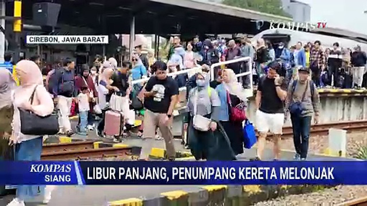 Libur Imlek dan Jelang Ramadan, Penumpang KAI Daop 3 Cirebon Tembus 38.200 Orang | KOMPAS SIANG