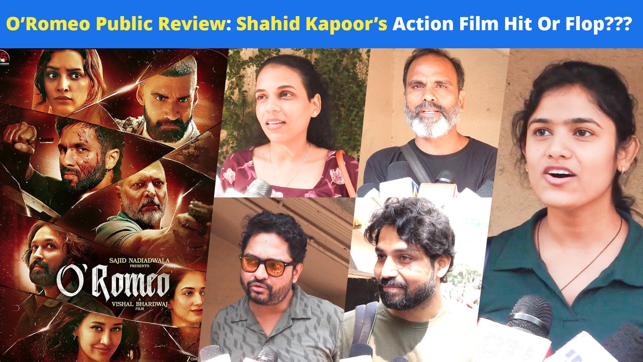 Public Review Of O’Romeo: Shahid Kapoor & Triptii Dimri's Action Film Hit Or Flop??? | Explosive | Mumbai