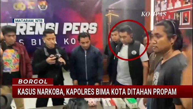 Diduga Terima Setoran Narkoba, Kapolres Bima Kota Ditahan Propam Mabes Polri | BORGOL