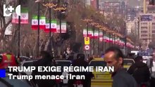 Trump appelle au changement de régime en Iran