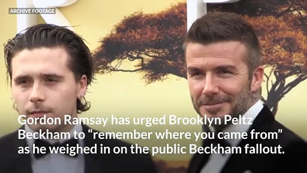Gordon Ramsay urges Brooklyn to ‘remember where you came from’ amid Beckham row