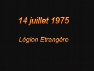 14 juillet 1975 - Légion Etrangère