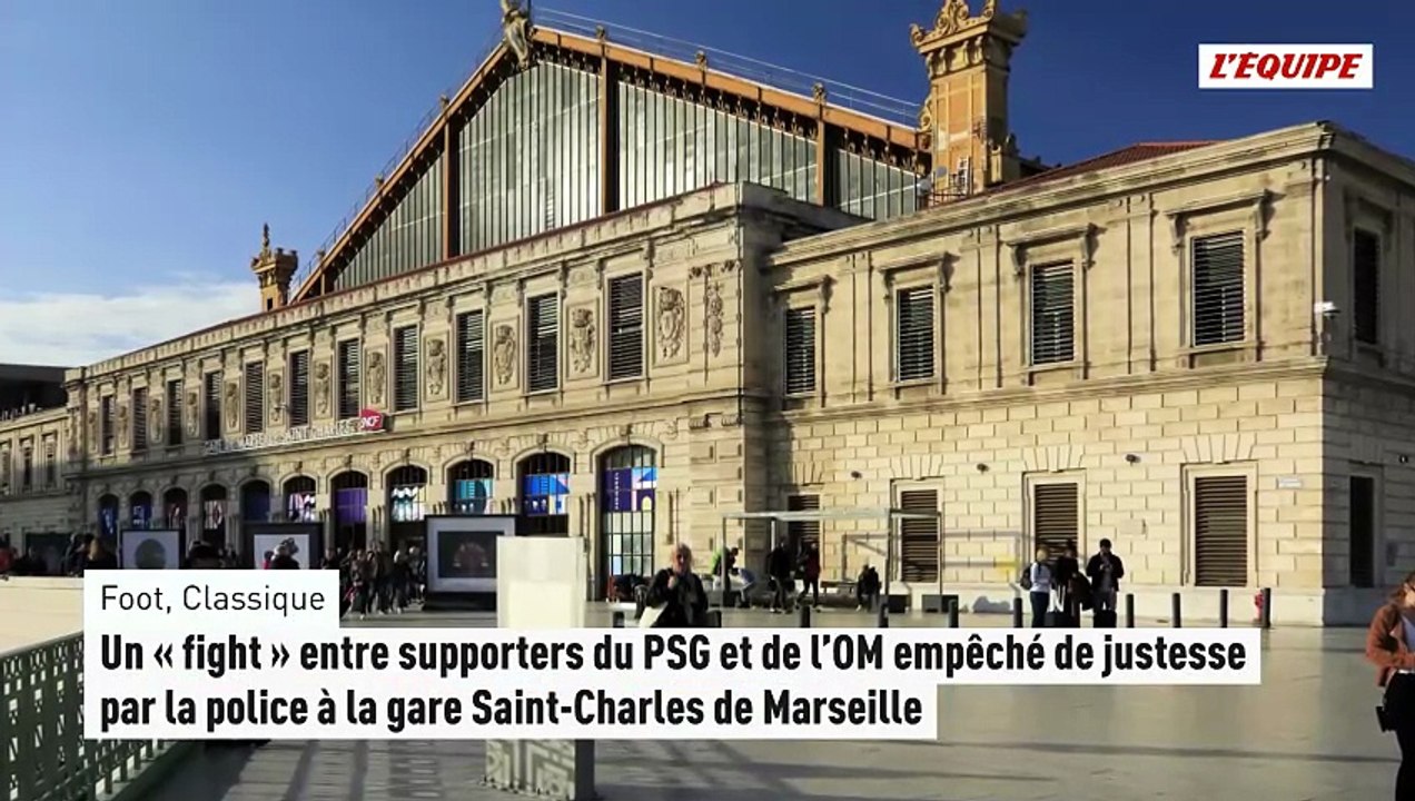 Un « fight » entre supporters du PSG et de l'OM empêché de justesse par la police à la gare Saint-Charles de Marseille - Foot