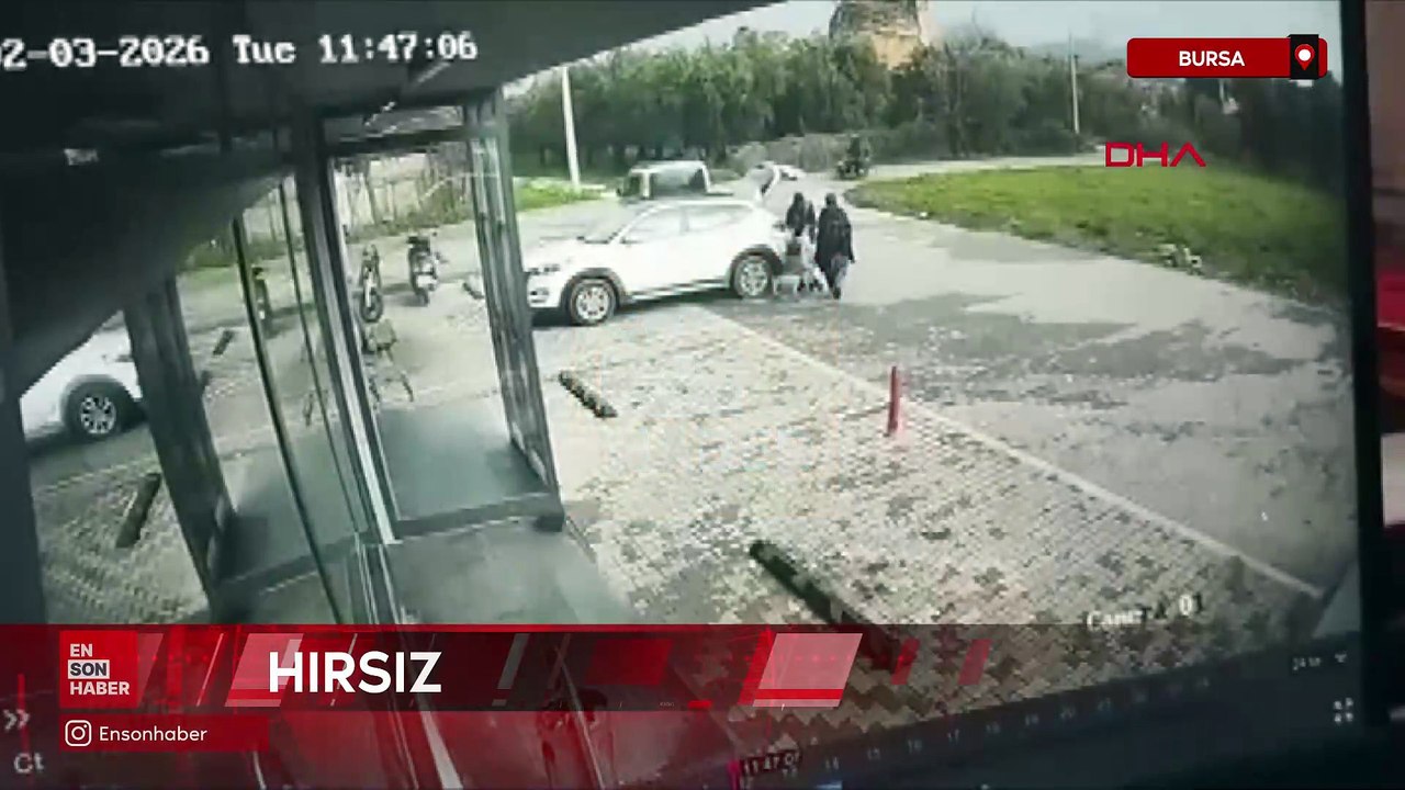 Bursa'da hırsızlık şüphelileri 68 saatlik güvenlik kamerası görüntüsü incelenerek yakalandı