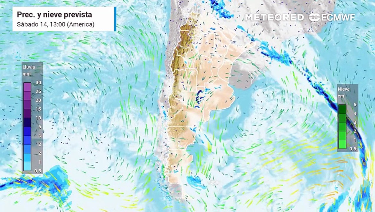 Alerta por tormentas fuertes en Argentina este sábado y domingo: lluvias de más de 70 mm y ráfagas de hasta 80 km/h