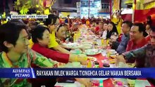 Rayakan Imlek di Semarang, Warga Tionghoa Gelar Makan Bersama | KOMPAS PETANG