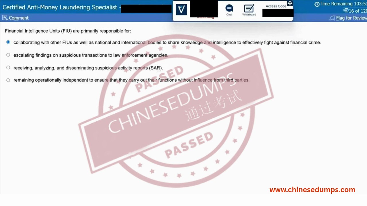 Certified  Anti - Money Laundering Specialist (CAMS)