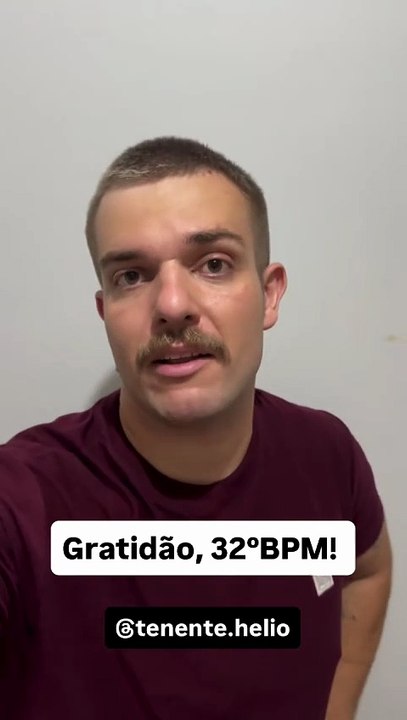 Militar popular nas redes lamenta transferência e diz não ter pedido mudança