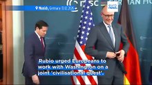 Munich Security Conference: Rubio calls on Europe to save the West in alignment with the US