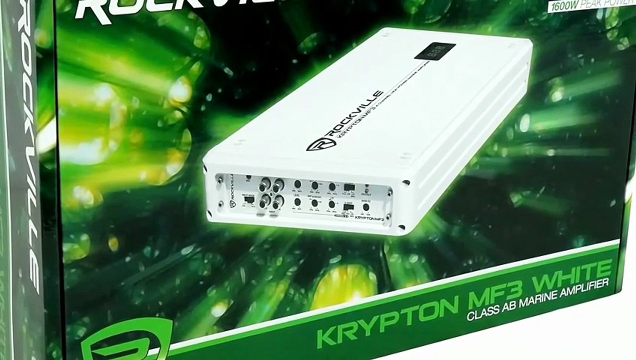 Rockville Krypton MF3 1600w Marine Amplifier Review & Test