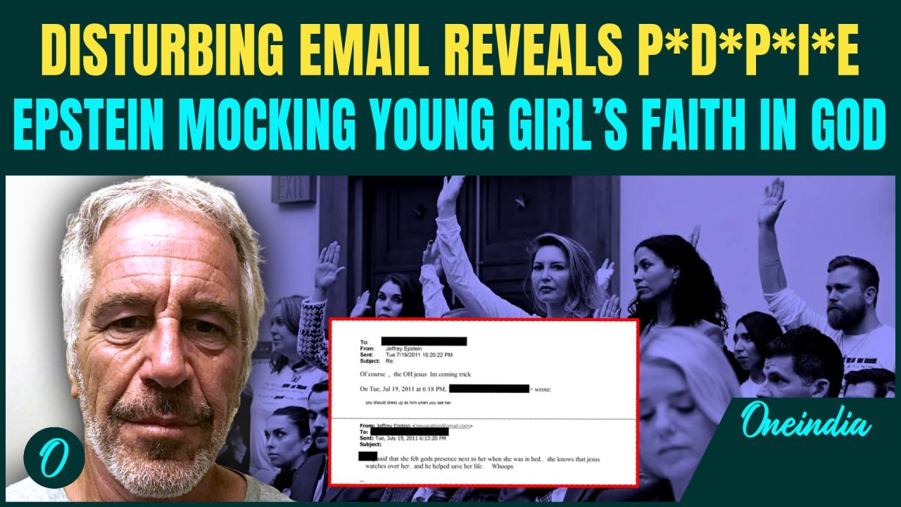 ‘Jesus Watches Over Her… Whoops’: S*x Offender Epstein MOCKS Young Victim’s Faith in CHILLING Reveal