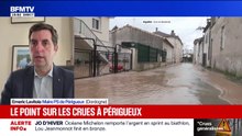 Crues en Gironde: "On fait attention à tout le monde", assure Emeric Lavitola, maire PS de Périgueux