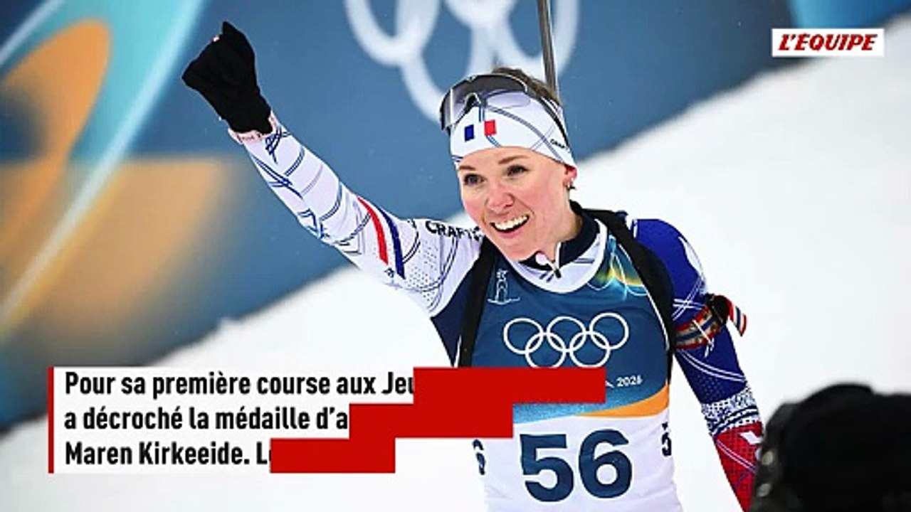 Océane Michelon en argent et Lou Jeanmonnot en bronze sur le sprint - Biathlon - JO