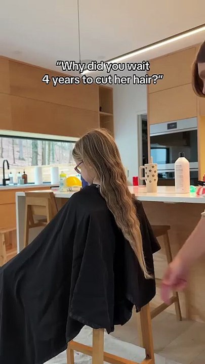 I’m crying 😭🥹 finally said goodbye to the baby hairs  #abbieherbert #shorts