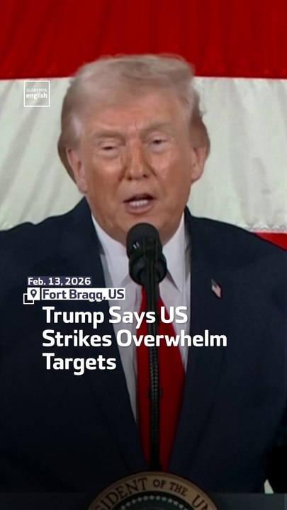 Trump Says US Strikes Overwhelm Targets