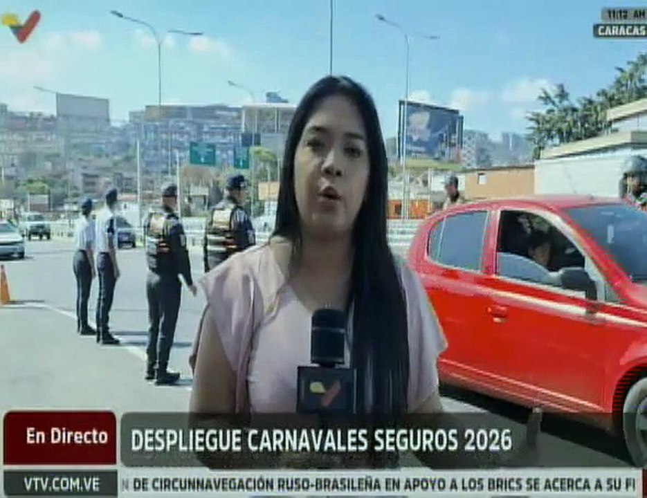 Funcionarios desplegados en Caracas supervisan cumplimiento de las normas de tránsito