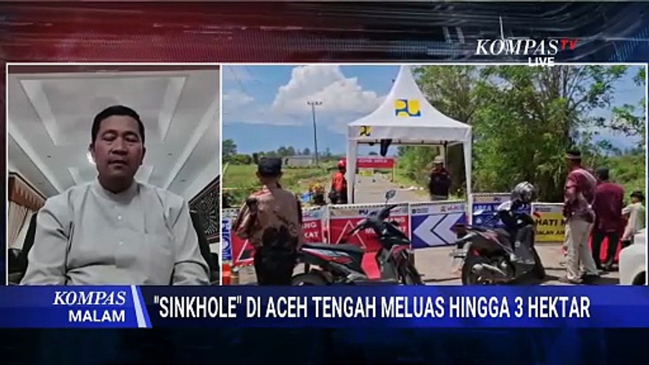 FULL] Ungkap Pergerakan Sinkhole, Bupati Aceh Tengah: Permukiman dan Pertanian Warga Terancam