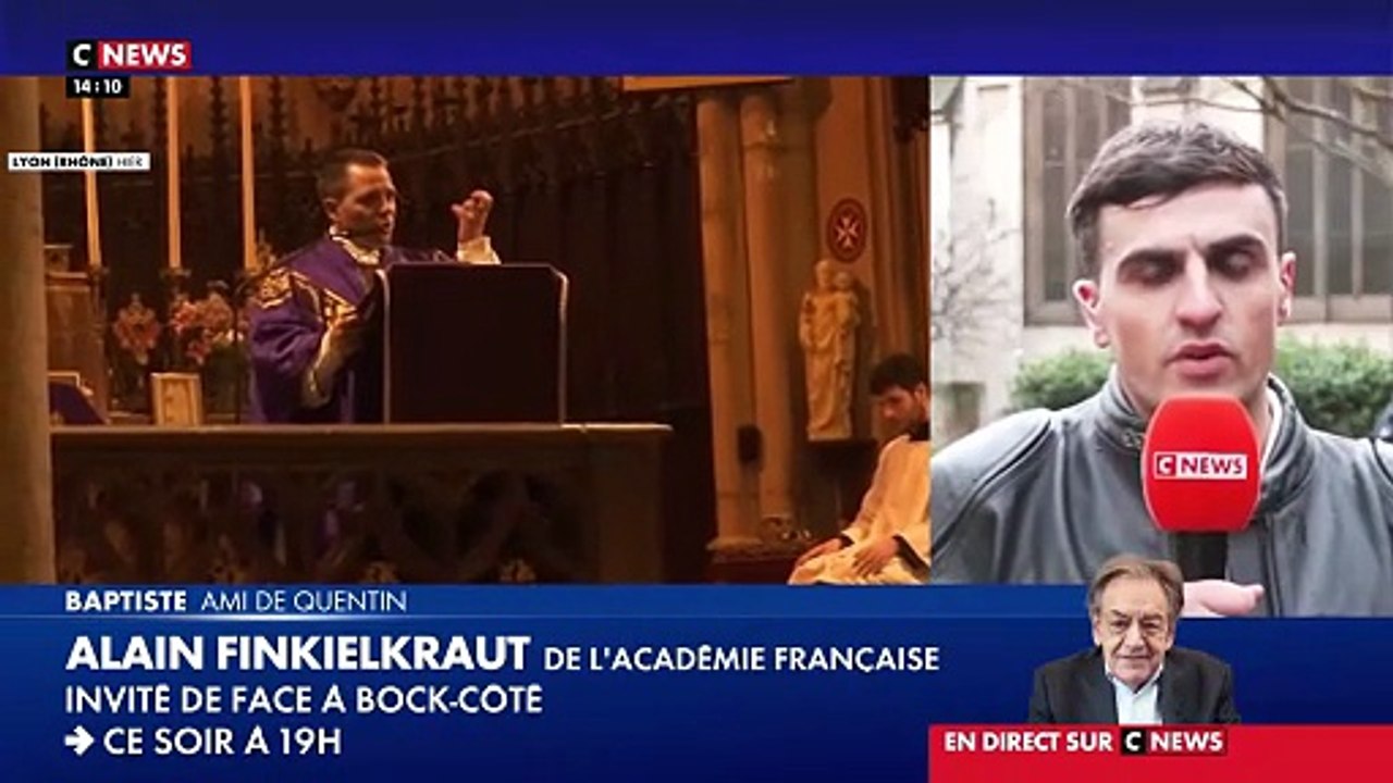 Agression de Quentin - Un de ses amis, Baptiste, témoigne : "On dit beaucoup de choses fausses sur lui dans les médias. Il était humble et discret. Il a une vraie noblesse d'âme"