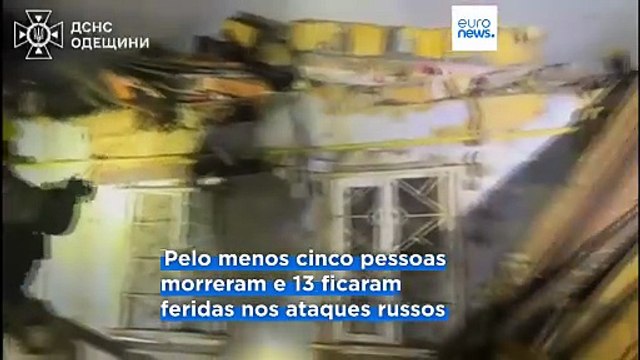 Ataques maciços de drones e mísseis russos matam cinco ucranianos antes da cimeira de Munique