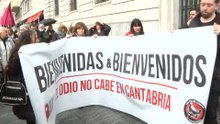 Manifestación en Santander en defensa de los menores migrantes