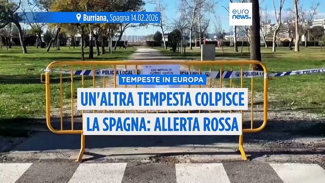 Un'altra tempesta colpisce la penisola iberica: allerta rossa per forti venti e piogge torrenziali