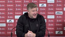 Karl Robinson reacts to 2-0 defeat to Manchester City