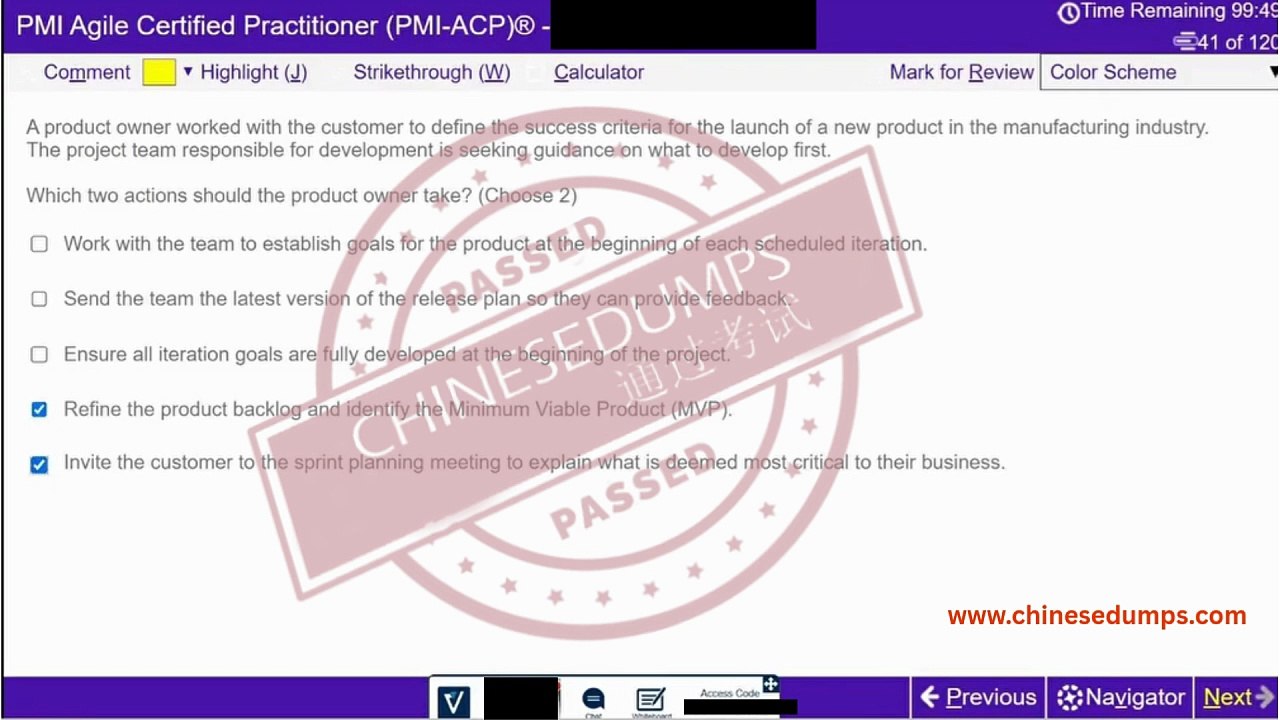 PMI Agile Certified Practitioner (PMI-ACP)