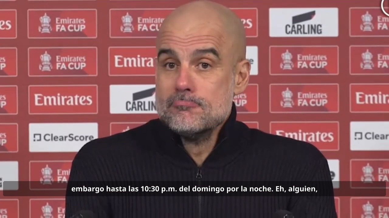 Guardiola rueda de prensa