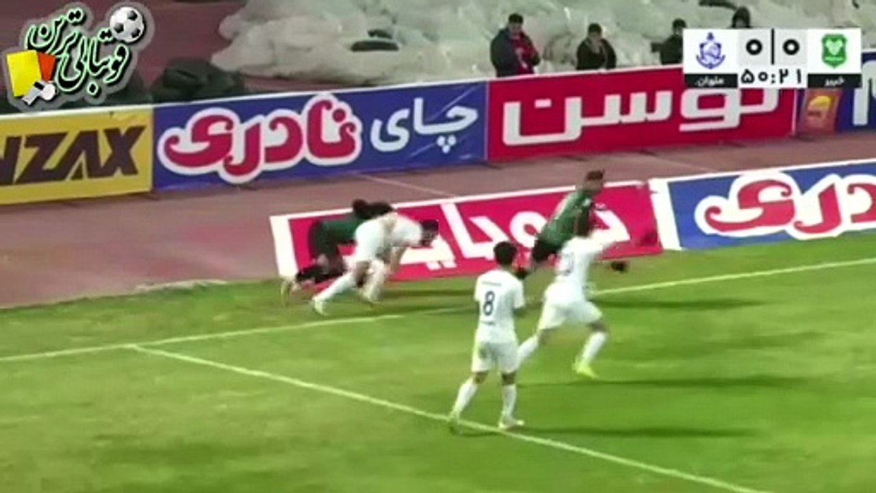 خلاصه بازی خیبر و ملوان