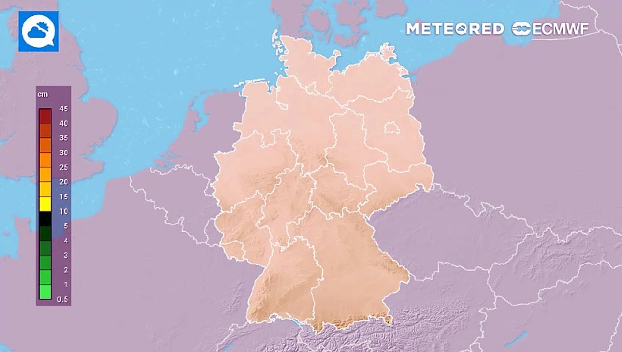 Hier rollt die Schneewaze nach Deutschland - bis 20 cm Neuschnee!