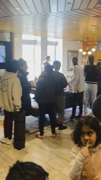Resident Nelson Wang was invited to participate in the "Take-and-Go Coffee Bar" event on Valentine's Day and enjoyed a holiday coffee at The Octagon on Roosevelt Island. On February 14, 2026, in the 10044 district of New York City, at 888 Main Street,