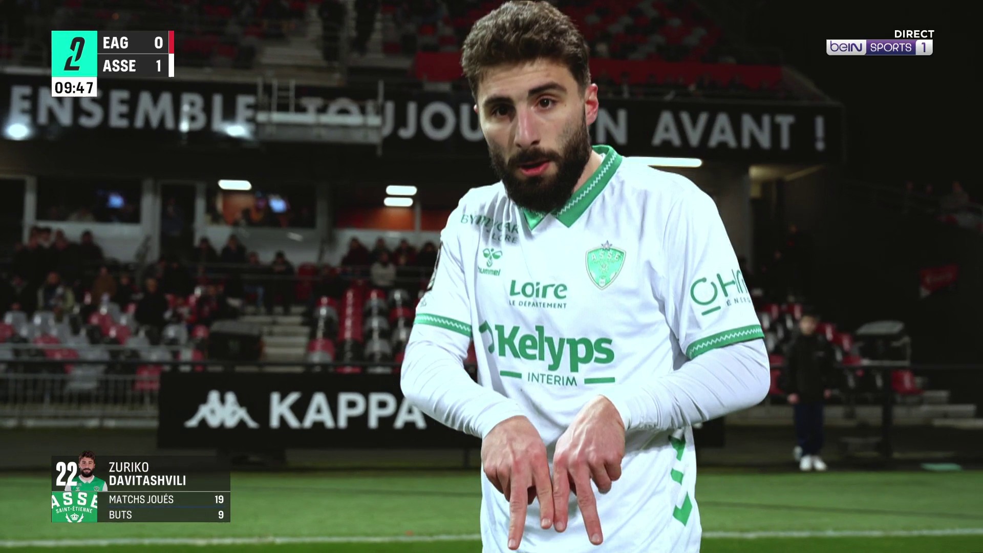 Ligue 2 : Davitashvili met les Verts sur les bons rails