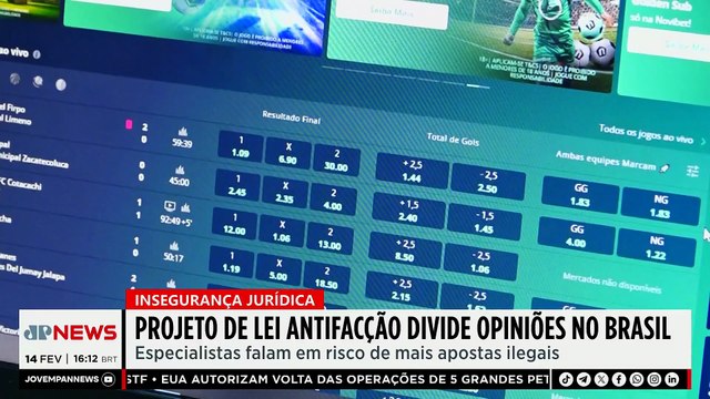 Lei Antifacção: especialistas alertam para risco de mais apostas ilegais e projeto divide opiniões